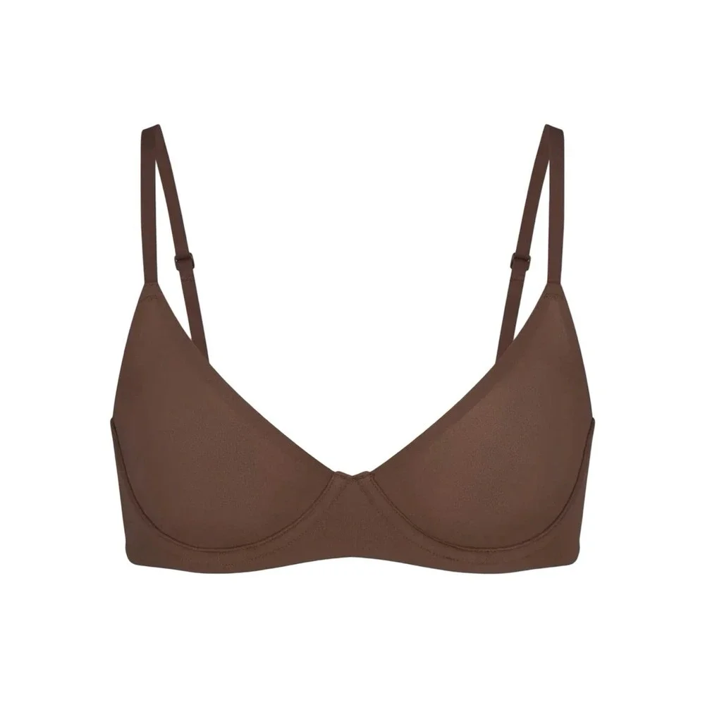Skims Fits Everybody Unlined Demi Bra - Jasper - NWT - 34B